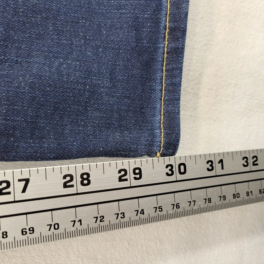 Polo Ralph Lauren Jeans Mens 36x30 Blue Varick Slim Straight Dark Wash Denim